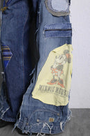 "Re:make"patchworkwide denim