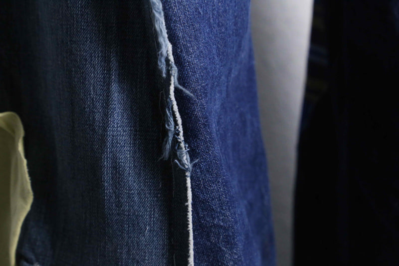 "Re:make"patchworkwide denim