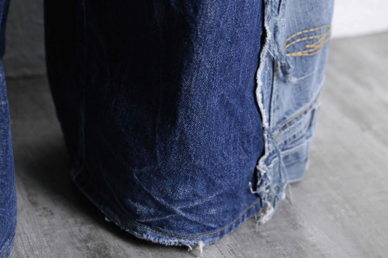 "Re:make"patchworkwide denim