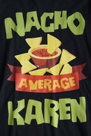 nacho average graphic t-shirt