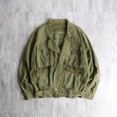 garment dyed military sampling jacket