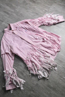 ''Re:make''shredder design stripe shirt