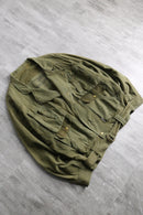 garment dyed military sampling jacket