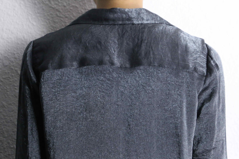 "WHITE STAG" grey color gloss design skipper shirt