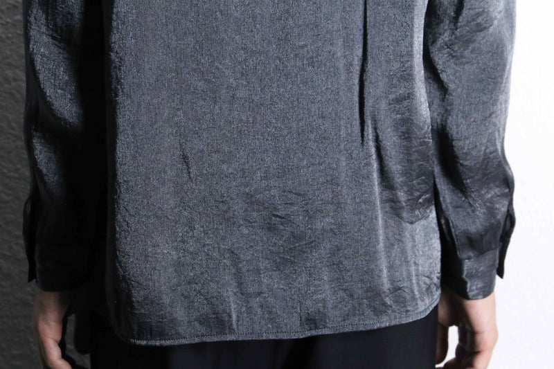 "WHITE STAG" grey color gloss design skipper shirt