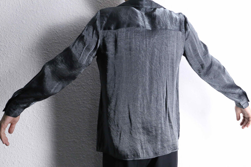 "WHITE STAG" grey color gloss design skipper shirt