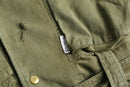 garment dyed military sampling jacket
