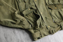 garment dyed military sampling jacket