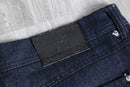 Bare Fox faux leather switch denim shorts