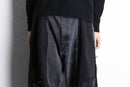 “Re:make “murky panel straight black denim pants