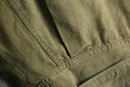 garment dyed military sampling jacket