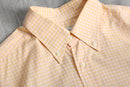 90's Christian Dior pale color S/S check shirt