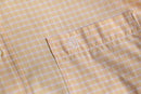 90's Christian Dior pale color S/S check shirt