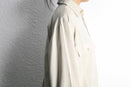 ecru silk utility L/S shirt