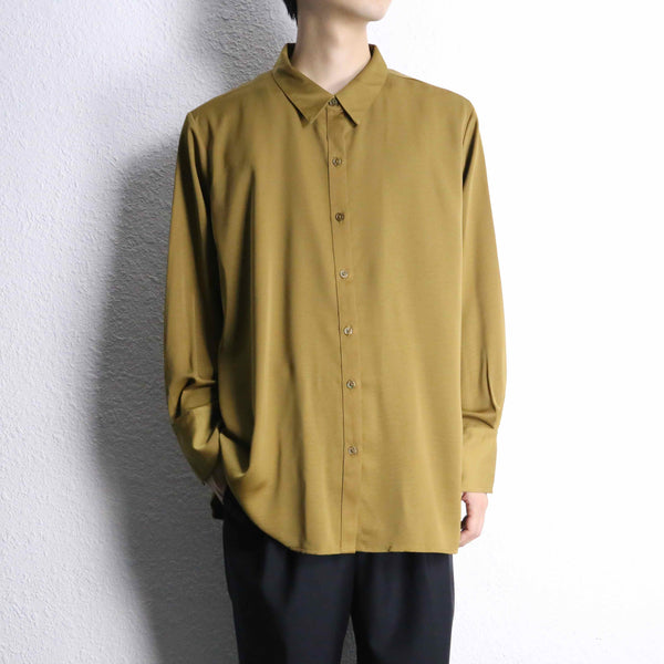 mustard color gloss L/S shirts