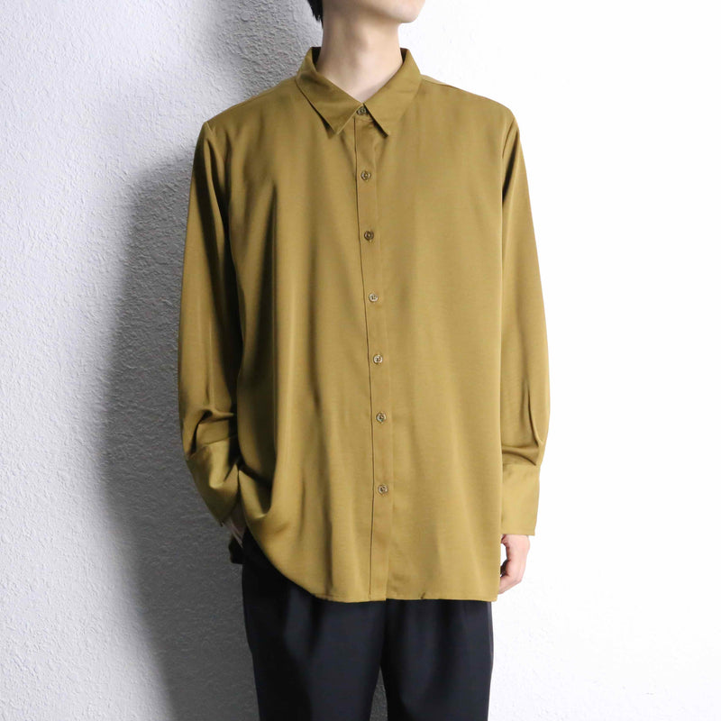 mustard color gloss L/S shirts