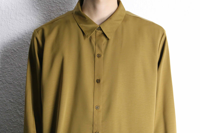 mustard color gloss L/S shirts
