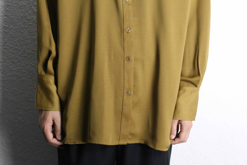 mustard color gloss L/S shirts