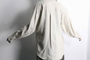 ecru silk utility L/S shirt