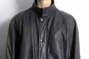 “SAXONY” hush belted leather jacket