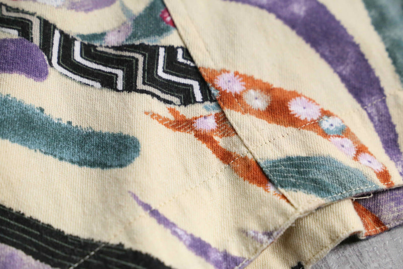 “CHICO'S” geometric-dyed lightweight tracker jacket