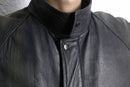 “SAXONY” hush belted leather jacket