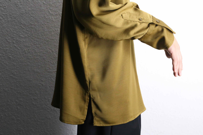 mustard color gloss L/S shirts