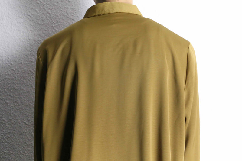 mustard color gloss L/S shirts