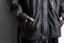 “SAXONY” hush belted leather jacket