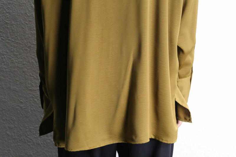 mustard color gloss L/S shirts