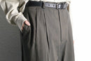 “Perry Ellis”charcoal brown cotton slacks