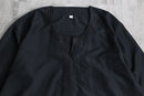 90's black kurta shirt