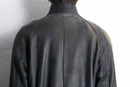 “SAXONY” hush belted leather jacket