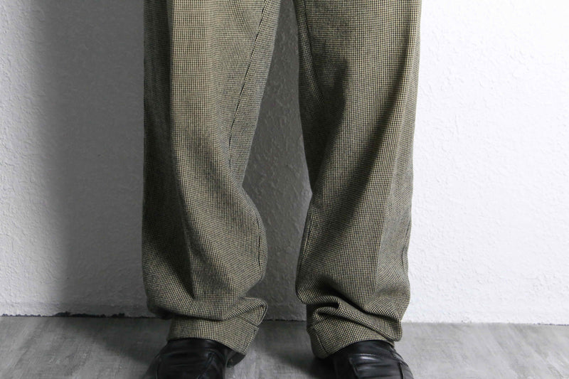 “Polo by RL” woven check cotton trousers
