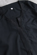 90's black kurta shirt