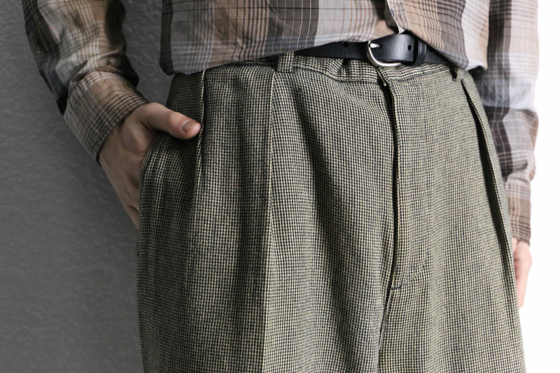 “Polo by RL” woven check cotton trousers