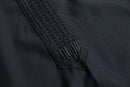 90's black kurta shirt