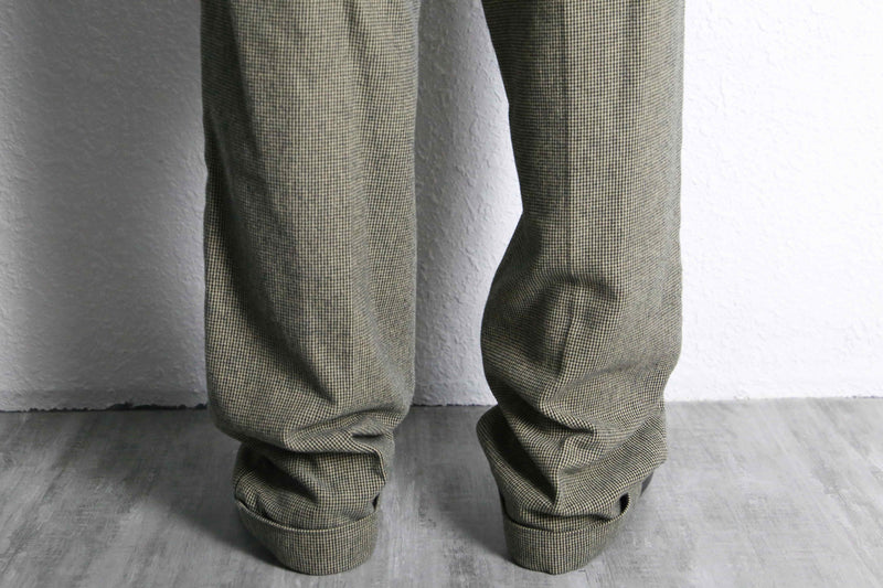 “Polo by RL” woven check cotton trousers