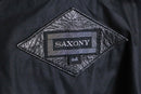 “SAXONY” hush belted leather jacket