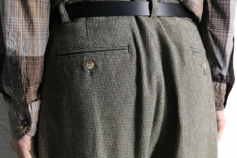 “Polo by RL” woven check cotton trousers