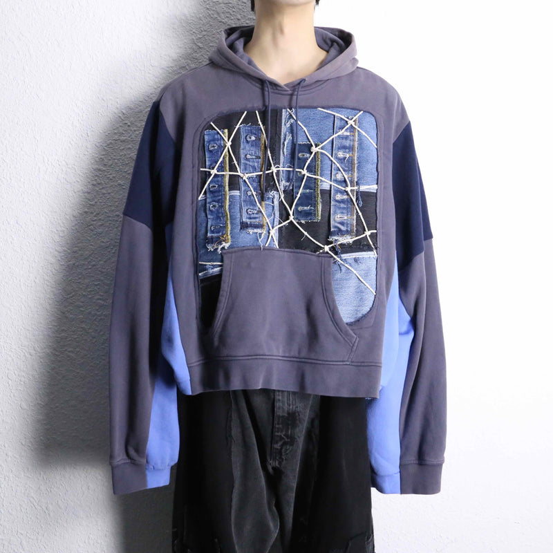 ''Re:make'' denim patchwork foodie