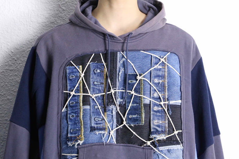 ''Re:make'' denim patchwork foodie