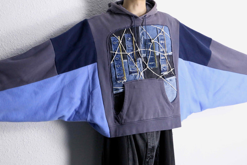 ''Re:make'' denim patchwork foodie