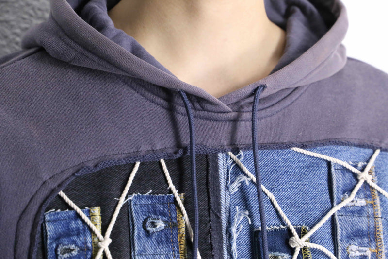 ''Re:make'' denim patchwork foodie