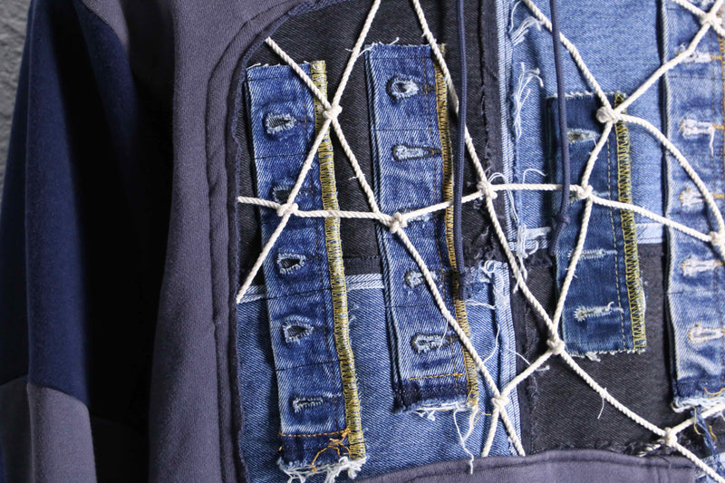 ''Re:make'' denim patchwork foodie