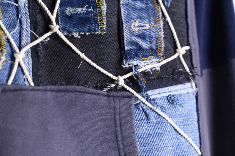 ''Re:make'' denim patchwork foodie