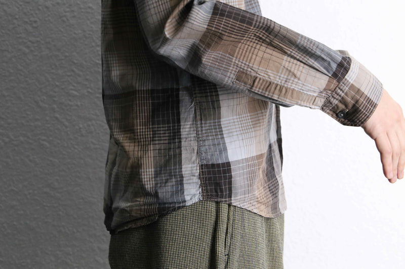 “BOSS HUGO BOSS” check pattern button down shirt
