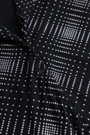 ombre geometric dot pull-over shirt