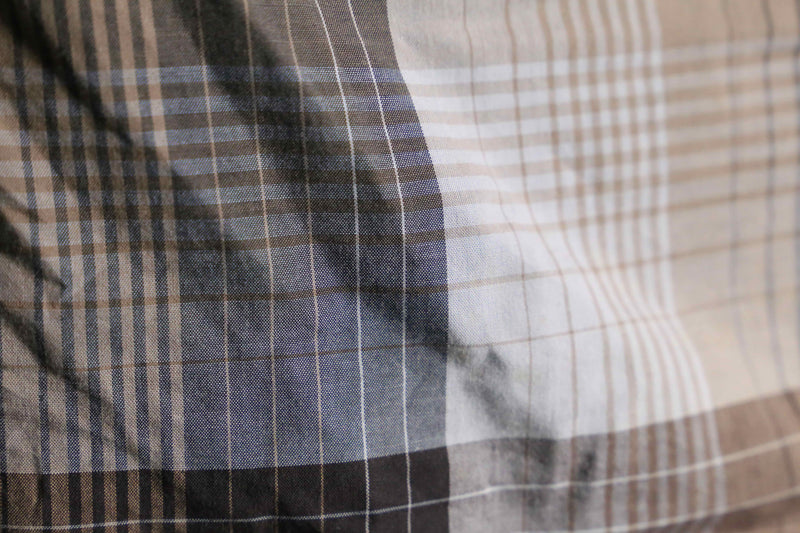 “BOSS HUGO BOSS” check pattern button down shirt