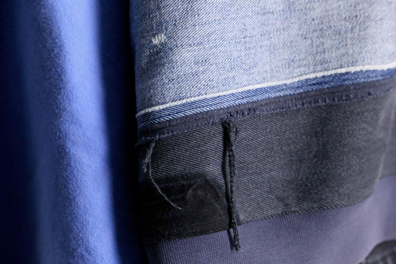 ''Re:make'' denim patchwork foodie